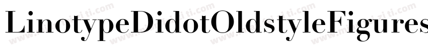 LinotypeDidotOldstyleFigures Ita字体转换
